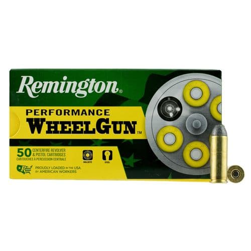 Remington Ammunition 22340 Performance WheelGun 45 Colt (LC) 250 gr Lead Round Nose (LRN) 50 Bx/ 10 Cs Remington Ammunition 22340 Performance WheelGun 45 Colt (LC) 250 gr Lead Round Nose (LRN) 50 Bx/ 10 Cs