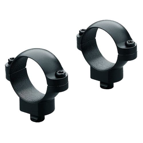 Leupold 49979 Quick Release Scope Ring Set Dual Dovetail High 1" 0 MOA Matte Black Steel Leupold 49979 Quick Release Scope Ring Set Dual Dovetail High 1" 0 MOA Matte Black Steel