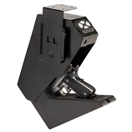 SnapSafe 75431 Drop Box Keypad Vault Keypad/Key Entry Black Steel Holds 1 Handgun 13.50" H x 7.50" W x 3.60" D SnapSafe 75431 Drop Box Keypad Vault Keypad/Key Entry Black Steel Holds 1 Handgun 13.50" H x 7.50" W x 3.60" D