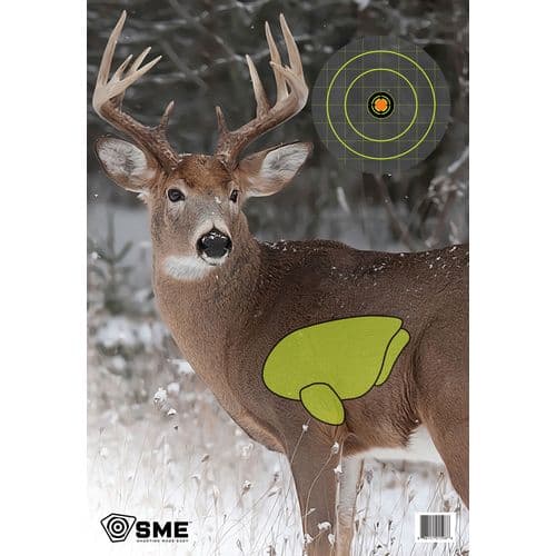 SME SMETRGDEER Vital Point Hanging Paper Target 24" x 16.5" Deer 3 Pack SME SMETRGDEER Vital Point Hanging Paper Target 24" x 16.5" Deer 3 Pack
