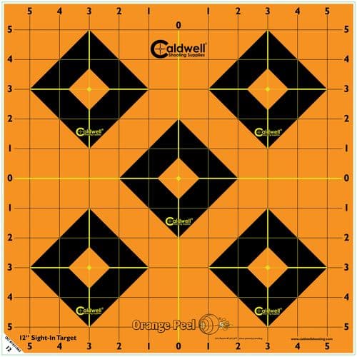 Caldwell 244561 Orange Peel Sight-In Self-Adhesive Paper 5-Diamond Black/Orange 5 Pack Caldwell 244561 Orange Peel Sight-In Self-Adhesive Paper 5-Diamond Black/Orange 5 Pack