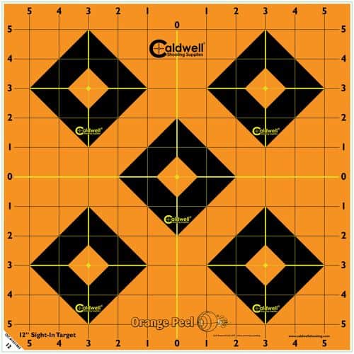 Caldwell 244561 Orange Peel Sight-In Self-Adhesive Paper 5-Diamond Black/Orange 5 Pack Caldwell 244561 Orange Peel Sight-In Self-Adhesive Paper 5-Diamond Black/Orange 5 Pack