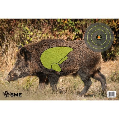 SME SMETRGHOG Vital Point Hanging Paper Target 24" x 16.5" Hog 3 Pack SME SMETRGHOG Vital Point Hanging Paper Target 24" x 16.5" Hog 3 Pack