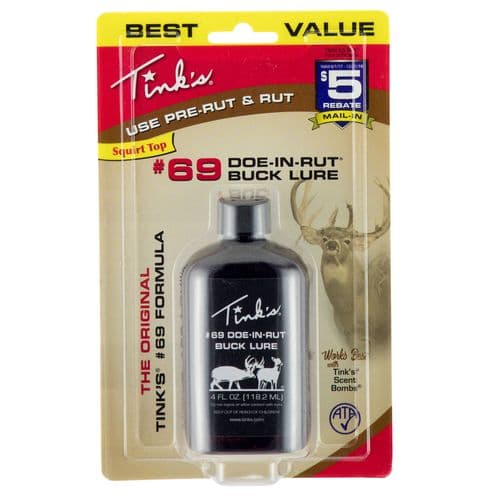 Tinks W6202 #69 Doe-In-Rut Deer Attractant Doe In Estrus 4 oz Tinks W6202 #69 Doe-In-Rut Deer Attractant Doe In Estrus 4 oz