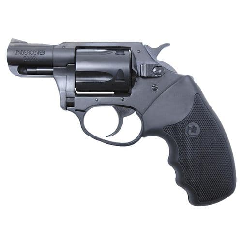 Charter Arms 13820 Undercover 38 Special 5rd 2" Black Stainless Steel Barrel & Cylinder, Black Aluminum Frame with Black Rubber Grip Charter Arms 13820 Undercover 38 Special 5rd 2" Black Stainless Steel Barrel & Cylinder, Black Aluminum Frame with Black Rubber Grip