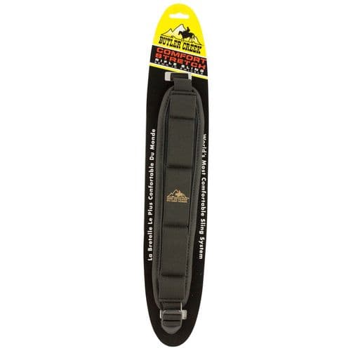 Butler Creek 81013 Comfort Stretch Sling with 1" Swivels 2.25" W x 44" L Adjustable Black Neoprene for Rifle Butler Creek 81013 Comfort Stretch Sling with 1" Swivels 2.25" W x 44" L Adjustable Black Neoprene for Rifle