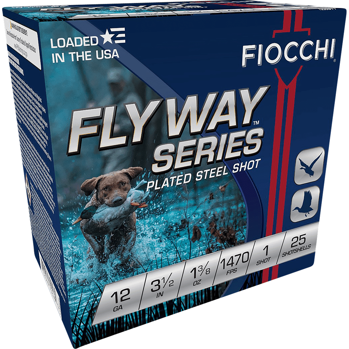 Fiocchi 1235ST1 Flyway 12 Gauge 3.50" 1 3/8 oz 1 Shot 25 Per Box Fiocchi 1235ST1 Flyway 12 Gauge 3.50" 1 3/8 oz 1 Shot 25 Per Box