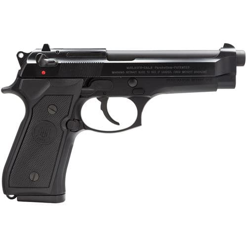 Beretta USA JS92F300M 92FS 9mm Luger 4.90" 15+1 Black Frame Bruniton Steel Slide Black Polymer Grip (Made in Italy) Beretta USA JS92F300M 92FS 9mm Luger 4.90" 15+1 Black Frame Bruniton Steel Slide Black Polymer Grip (Made in Italy)