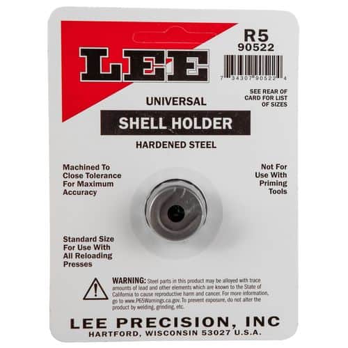 Lee Precision 90522 Shell Holder Universal #5 Steel 1 Casing 0.05 lbs Lee Precision 90522 Shell Holder Universal #5 Steel 1 Casing 0.05 lbs