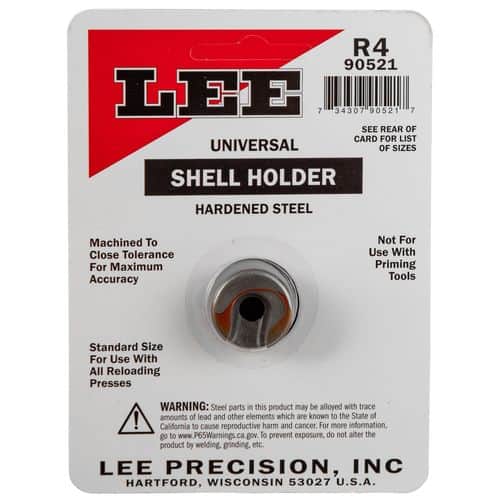 Lee Precision 90521 Shell Holder Universal #4 Steel 1 Casing 0.05 lbs Lee Precision 90521 Shell Holder Universal #4 Steel 1 Casing 0.05 lbs
