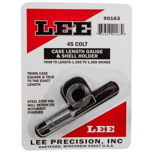 Lee Precision 90163 Case Length Gauge 45 Colt (LC) Steel 0.07 lbs Lee Precision 90163 Case Length Gauge 45 Colt (LC) Steel 0.07 lbs