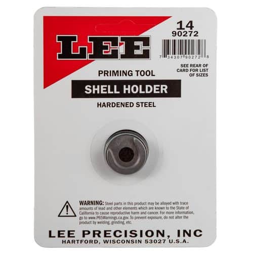 Lee Precision 90272 Shell Holder AP Only #14 Steel 1 Casing 0.04 lbs Lee Precision 90272 Shell Holder AP Only #14 Steel 1 Casing 0.04 lbs
