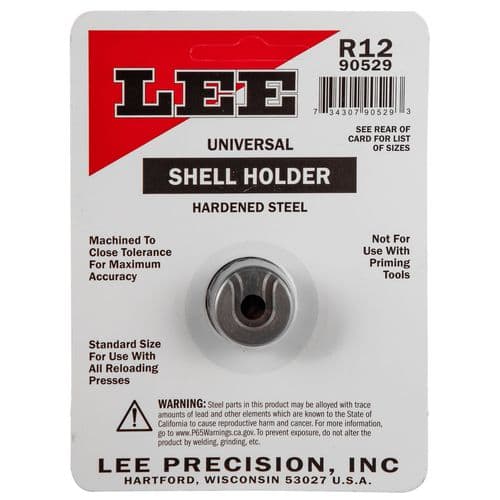 Lee Precision 90529 Shell Holder Universal #12 Steel 1 Casing 0.05 lbs Lee Precision 90529 Shell Holder Universal #12 Steel 1 Casing 0.05 lbs