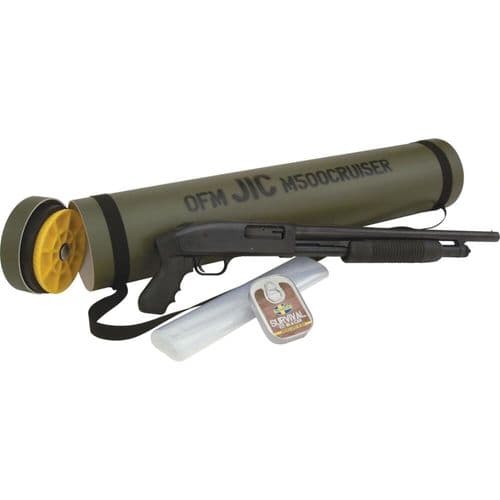 Mossberg 500 J.I.C. Cruiser Pump 12 Gauge 18.5" Barrel 6 Rounds 3" Chamber Pistol Grip with Green Storage Tube 51340 2 Mossberg 500 J.I.C. Cruiser Pump 12 Gauge 18.5" Barrel 6 Rounds 3" Chamber Pistol Grip with Green Storage Tube 51340 2