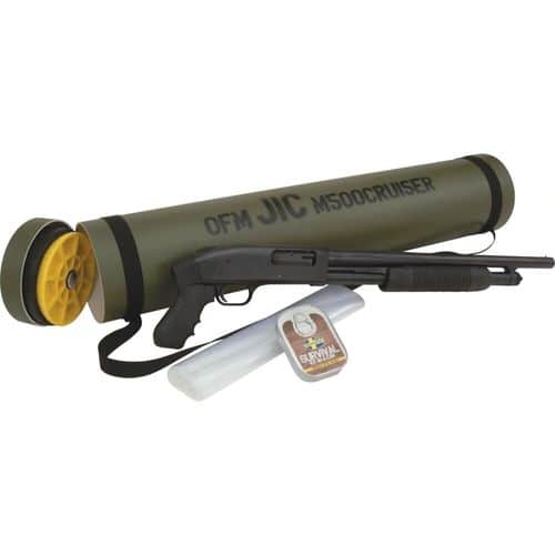 Mossberg 500 J.I.C. Cruiser Pump 12 Gauge 18.5" Barrel 6 Rounds 3" Chamber Pistol Grip with Green Storage Tube 51340 2 Mossberg 500 J.I.C. Cruiser Pump 12 Gauge 18.5" Barrel 6 Rounds 3" Chamber Pistol Grip with Green Storage Tube 51340 2