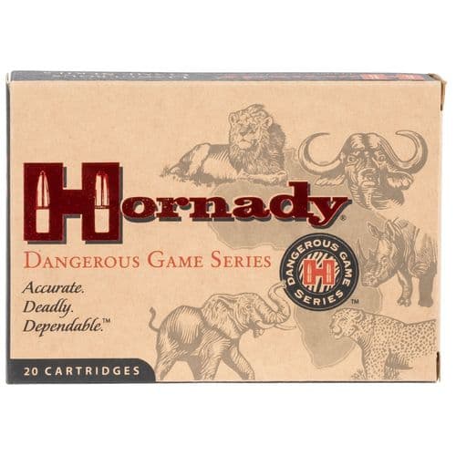 Hornady 8242 Dangerous Game 450-400 Nitro Express 400 gr Dangerous Game Solid 20 Bx/ 6 Cs Hornady 8242 Dangerous Game 450-400 Nitro Express 400 gr Dangerous Game Solid 20 Bx/ 6 Cs