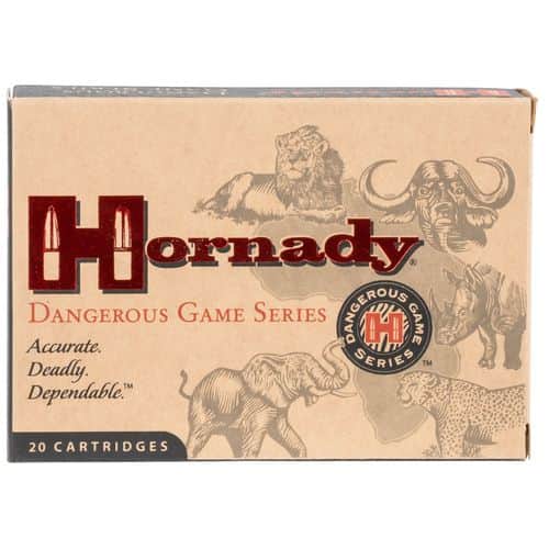Hornady 8242 Dangerous Game 450-400 Nitro Express 400 gr Dangerous Game Solid 20 Bx/ 6 Cs Hornady 8242 Dangerous Game 450-400 Nitro Express 400 gr Dangerous Game Solid 20 Bx/ 6 Cs