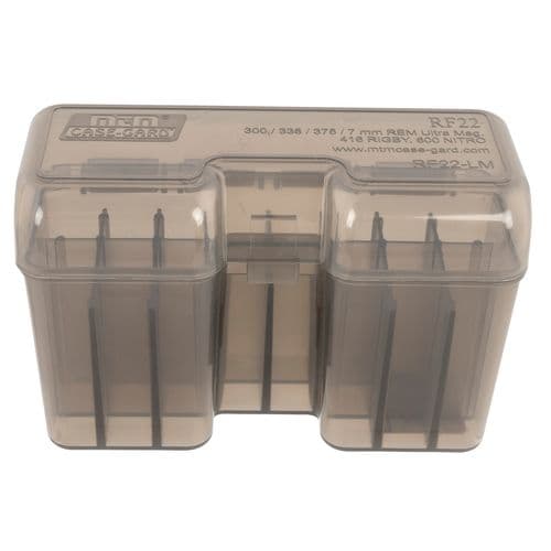 MTM Case-Gard RF22-SM-41 Case-Gard RF-22 Multi-Caliber Rifle Clear Smoke Polypropylene 22rd MTM Case-Gard RF22-SM-41 Case-Gard RF-22 Multi-Caliber Rifle Clear Smoke Polypropylene 22rd