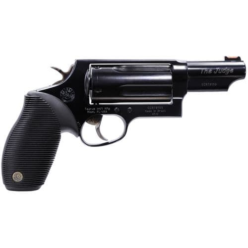 Taurus 2441031MAG Judge Magnum 45 Colt (LC),410 Gauge 5rd 3" Matte Black Oxide Steel Black Ribber Grip Taurus 2441031MAG Judge Magnum 45 Colt (LC),410 Gauge 5rd 3" Matte Black Oxide Steel Black Ribber Grip