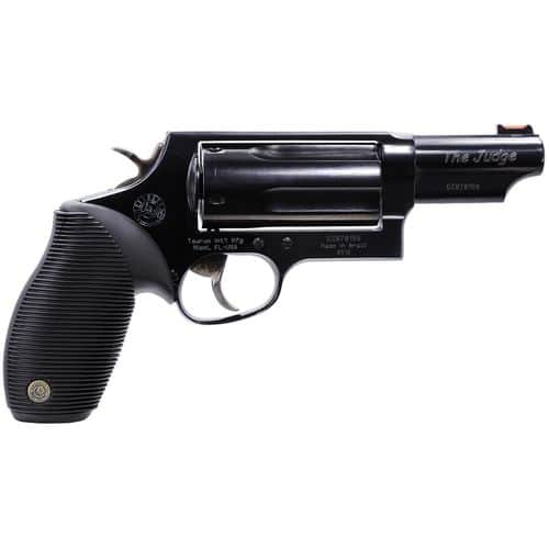 Taurus 2441031MAG Judge Magnum 45 Colt (LC),410 Gauge 5rd 3" Matte Black Oxide Steel Black Ribber Grip Taurus 2441031MAG Judge Magnum 45 Colt (LC),410 Gauge 5rd 3" Matte Black Oxide Steel Black Ribber Grip