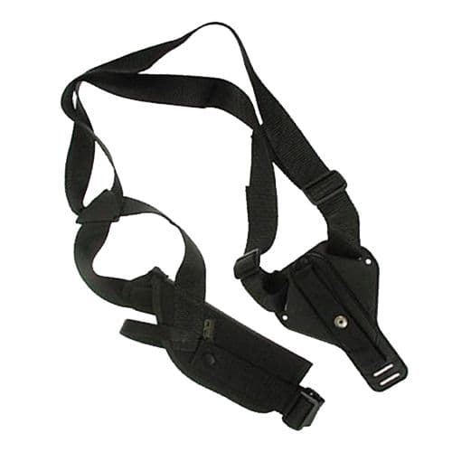 Uncle Mike's 85041 Sidekick Vertical Shoulder 7-8.5" Barrel Med/Lg DA Revolver Nylon Black Uncle Mike's 85041 Sidekick Vertical Shoulder 7-8.5" Barrel Med/Lg DA Revolver Nylon Black