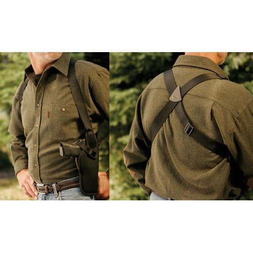 Uncle Mike's 83041 Sidekick Vertical Shoulder 7-8.5" Barrel Med/Lg DA Revolver Nylon Black Uncle Mike's 83041 Sidekick Vertical Shoulder 7-8.5" Barrel Med/Lg DA Revolver Nylon Black