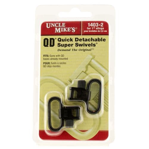 Uncle Mike's 14032 Super Swivel Tri-Lock Black 1" Quick Release Steel Uncle Mike's 14032 Super Swivel Tri-Lock Black 1" Quick Release Steel
