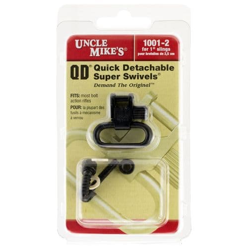 Uncle Mike's 13912 Super Swivel Black 1" Quick Detach Rifle Lever Win 94,Marlin 336 Steel Uncle Mike's 13912 Super Swivel Black 1" Quick Detach Rifle Lever Win 94,Marlin 336 Steel
