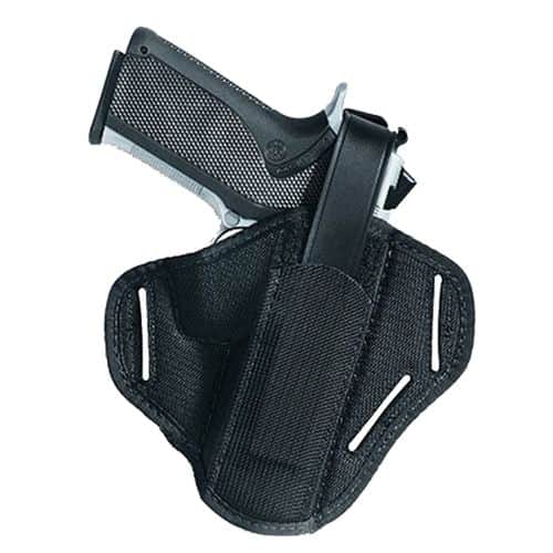 Uncle Mike's 86000 Super OWB Size 0 Black Kodra Nylon Belt Slide Fits Sm/Med DA Revolver Fits 2-3" Barrel Ambidextrous Uncle Mike's 86000 Super OWB Size 0 Black Kodra Nylon Belt Slide Fits Sm/Med DA Revolver Fits 2-3" Barrel Ambidextrous