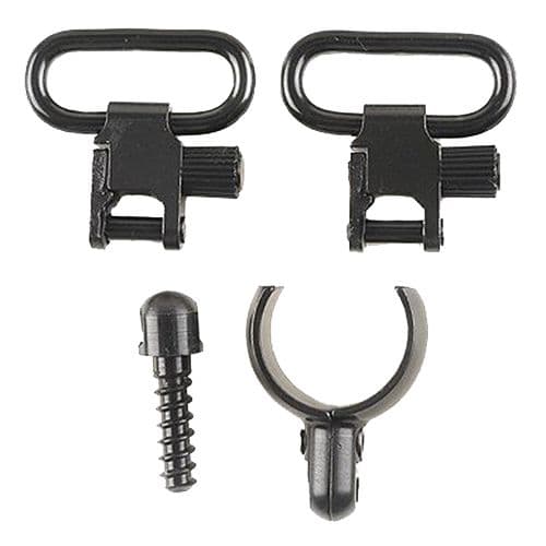 Uncle Mike's 15912 Magnum Band Swivel Set Black 1" Quick Detach Shotgun Autoloader 12 Gauge Steel Uncle Mike's 15912 Magnum Band Swivel Set Black 1" Quick Detach Shotgun Autoloader 12 Gauge Steel