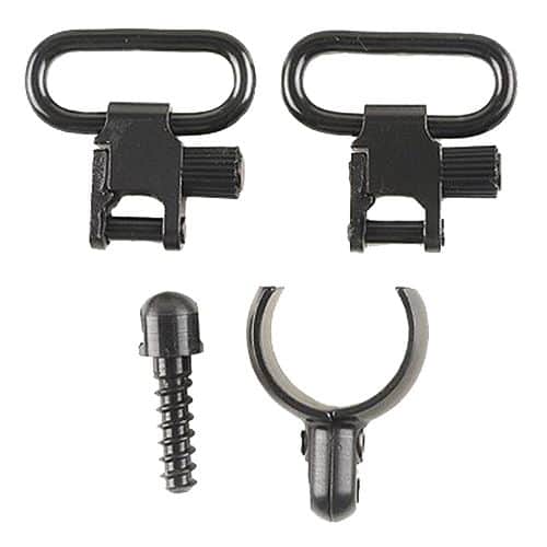 Uncle Mike's 15912 Magnum Band Swivel Set Black 1" Quick Detach Shotgun Autoloader 12 Gauge Steel Uncle Mike's 15912 Magnum Band Swivel Set Black 1" Quick Detach Shotgun Autoloader 12 Gauge Steel