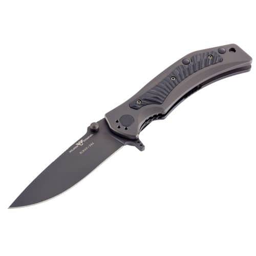 Wilson Combat WTKRRXDLCB Rapid Response XL 3.50" Drop Point Plain Titanium Handle Folding DLC/G10 Wilson Combat WTKRRXDLCB Rapid Response XL 3.50" Drop Point Plain Titanium Handle Folding DLC/G10