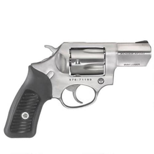 Ruger SP101 D/A Revolver 9mm Luger 2.25" Barrel 5 Rounds Integral Rear Sight Black Ramp Front Sight Synthetic Black Rubber Grip Stain SS Finish 2 Ruger SP101 D/A Revolver 9mm Luger 2.25" Barrel 5 Rounds Integral Rear Sight Black Ramp Front Sight Synthetic Black Rubber Grip Stain SS Finish 2