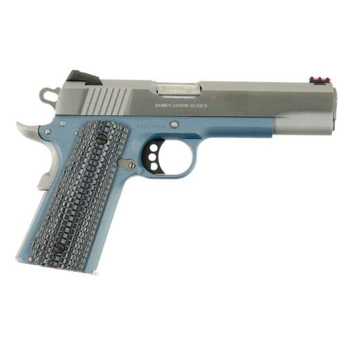 Colt Mfg O1072CCSBT 1911 Competition 9mm Luger 5" 9+1 Blue Stainless Steel Slide Scalloped Blue G10 with Integrated Colt Logo Grip Colt Mfg O1072CCSBT 1911 Competition 9mm Luger 5" 9+1 Blue Stainless Steel Slide Scalloped Blue G10 with Integrated Colt Logo Grip