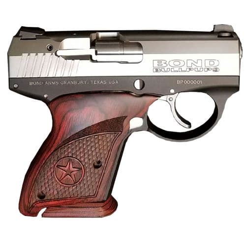 Bond Arms BABP BullPup9 9mm Luger 3.35" 7+1 Black Stainless Steel Slide Rosewood Grip Bond Arms BABP BullPup9 9mm Luger 3.35" 7+1 Black Stainless Steel Slide Rosewood Grip