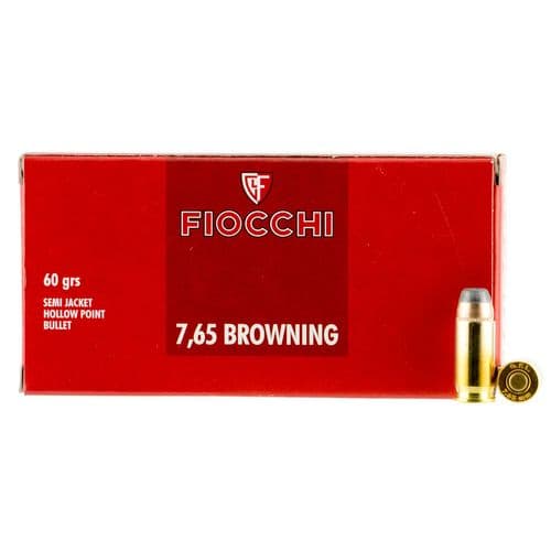 Fiocchi 32SJHP Shooting 32 Automatic Colt Pistol (ACP) 60 GR Semi-Jacketed Hollow Point 50 Bx/ 20 Cs Fiocchi 32SJHP Shooting 32 Automatic Colt Pistol (ACP) 60 GR Semi-Jacketed Hollow Point 50 Bx/ 20 Cs