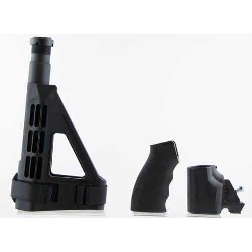 SB Tactical 870SBM401SB AR Brace Remington Tac-14 Complete Kit 10.25" L x 2.1" W Elasto-Polymer Black SB Tactical 870SBM401SB AR Brace Remington Tac-14 Complete Kit 10.25" L x 2.1" W Elasto-Polymer Black