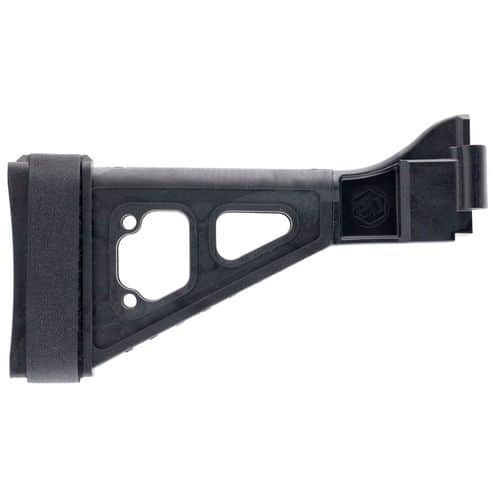 SB Tactical SBT01SB Specialty Brace SBT Side Folding B&T APC/HK UMP Elasto-Polymer Black 9.5" L x 1.25" W SB Tactical SBT01SB Specialty Brace SBT Side Folding B&T APC/HK UMP Elasto-Polymer Black 9.5" L x 1.25" W