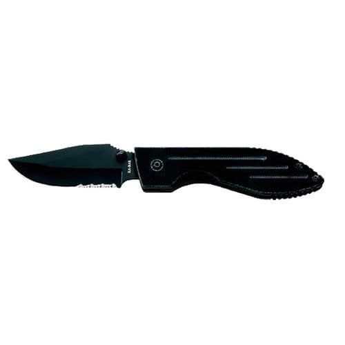 Ka-Bar 3073 Warthog 3" Folding Clip Point Part Serrated 420 Stainless Steel Blade G10 Black Handle Ka-Bar 3073 Warthog 3" Folding Clip Point Part Serrated 420 Stainless Steel Blade G10 Black Handle