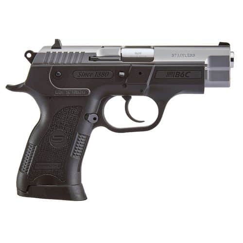 Sar USA B6C9ST B6C Compact 9mm Luger 3.80" 13+1 (2) Black Polymer Frame Stainless Steel Slide Black Polymer Grip Sar USA B6C9ST B6C Compact 9mm Luger 3.80" 13+1 (2) Black Polymer Frame Stainless Steel Slide Black Polymer Grip