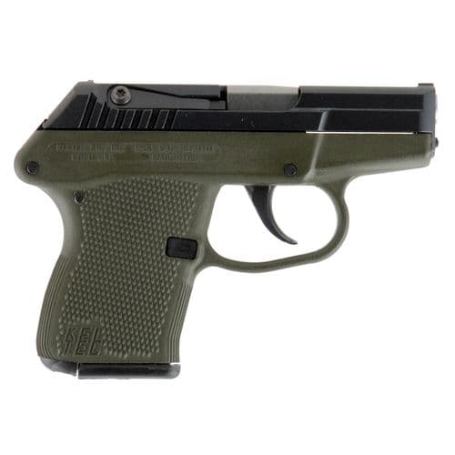 Kel-Tec P32BGRN P-32 32 ACP 2.50" 7+1 Green Blued Steel Slide Green Polymer Grip Kel-Tec P32BGRN P-32 32 ACP 2.50" 7+1 Green Blued Steel Slide Green Polymer Grip