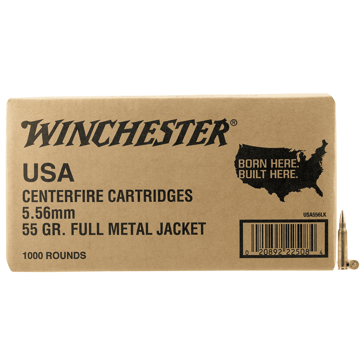 Winchester 5.56x45mm NATO 55 gr Bulk Ammo Case 1000 Rounds Winchester 5.56x45mm NATO 55 gr Bulk Ammo Case 1000 Rounds