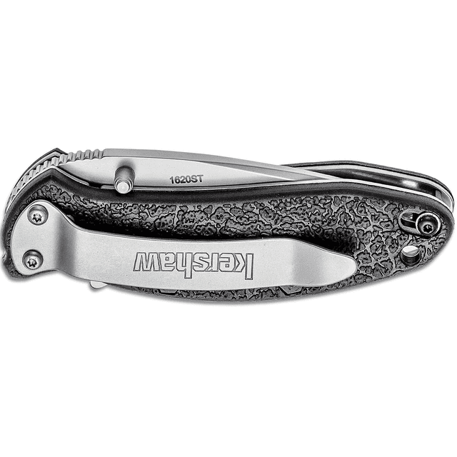 Kershaw 1620ST Scallion 2.40" Drop Point Part Serrated Bead Blasted 420HC Steel FRN Black Handle Folding Kershaw 1620ST Scallion 2.40" Drop Point Part Serrated Bead Blasted 420HC Steel FRN Black Handle Folding