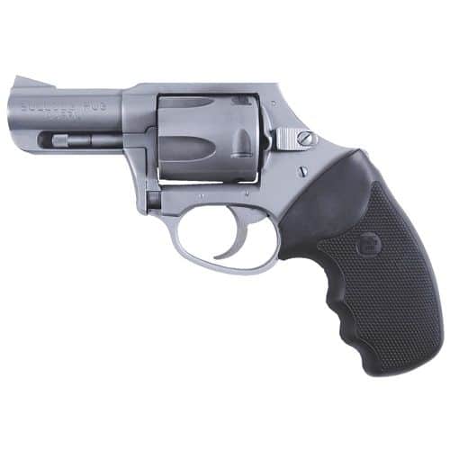 Charter Arms 74421 Bulldog 44 S&W Spl 5rd 2.50" Overall Stainless Steel with Black Rubber Grip Charter Arms 74421 Bulldog 44 S&W Spl 5rd 2.50" Overall Stainless Steel with Black Rubber Grip