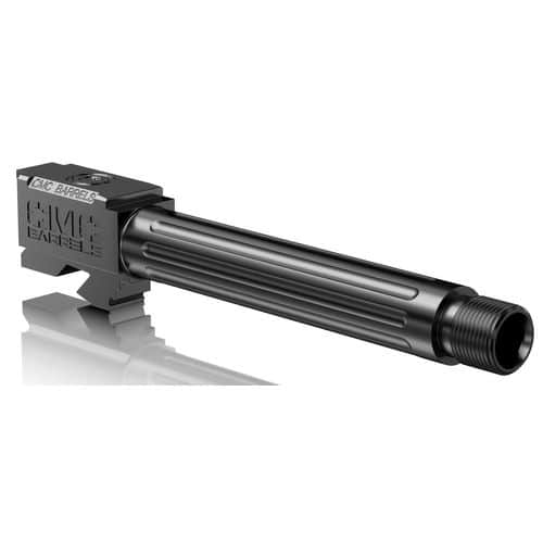 CMC Triggers 75511 Match Precision 9mm Luger 4.48" Black DLC Finish 416R Stainless Steel Material with Fluting & Threading for Glock 17 Gen3-4 CMC Triggers 75511 Match Precision 9mm Luger 4.48" Black DLC Finish 416R Stainless Steel Material with Fluting & Threading for Glock 17 Gen3-4