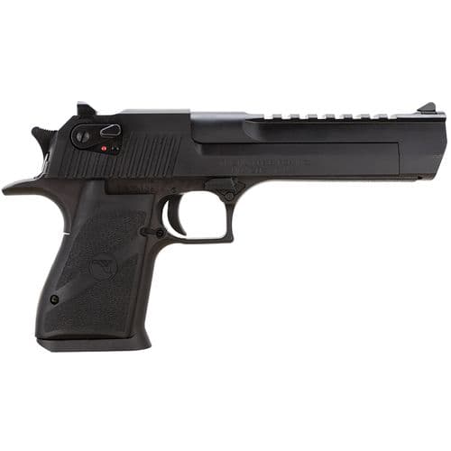 Magnum Research DE357 Desert Eagle Mark XIX 357 Mag 6" 9+1 Black Carbon Steel Frame & Slide Black Rubber Grip Magnum Research DE357 Desert Eagle Mark XIX 357 Mag 6" 9+1 Black Carbon Steel Frame & Slide Black Rubber Grip