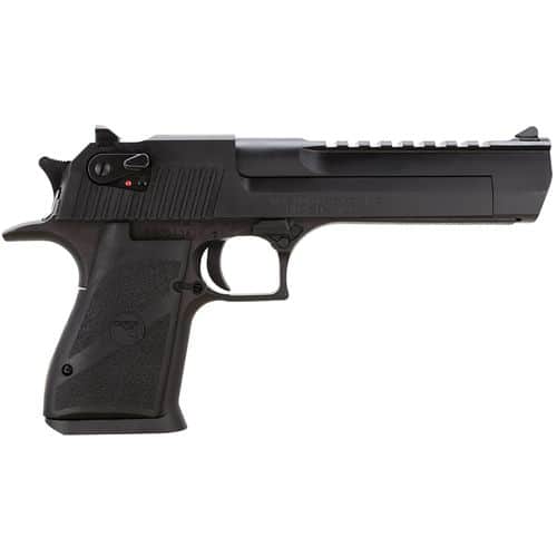 Magnum Research DE357 Desert Eagle Mark XIX 357 Mag 6" 9+1 Black Carbon Steel Frame & Slide Black Rubber Grip Magnum Research DE357 Desert Eagle Mark XIX 357 Mag 6" 9+1 Black Carbon Steel Frame & Slide Black Rubber Grip