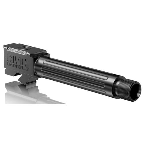 CMC Triggers 75521 Match Precision 9mm Luger 4.01" Black DLC Finish 416R Stainless Steel Material with Fluting & Threading for Glock 19 Gen3-4 CMC Triggers 75521 Match Precision 9mm Luger 4.01" Black DLC Finish 416R Stainless Steel Material with Fluting & Threading for Glock 19 Gen3-4