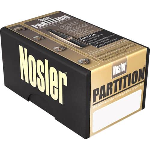 Nosler 60134 Trophy Grade Partition 33 Nosler 250 gr Partition (PT) 20 Bx/ 10 Cs Nosler 60134 Trophy Grade Partition 33 Nosler 250 gr Partition (PT) 20 Bx/ 10 Cs
