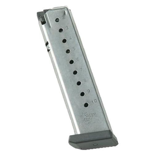 Sig Sauer MAG2204510 OEM 45 ACP Sig Sauer P220 10rd Stainless Detachable Sig Sauer MAG2204510 OEM 45 ACP Sig Sauer P220 10rd Stainless Detachable
